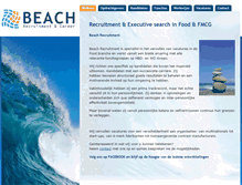 Tablet Screenshot of beachrecruitment.com